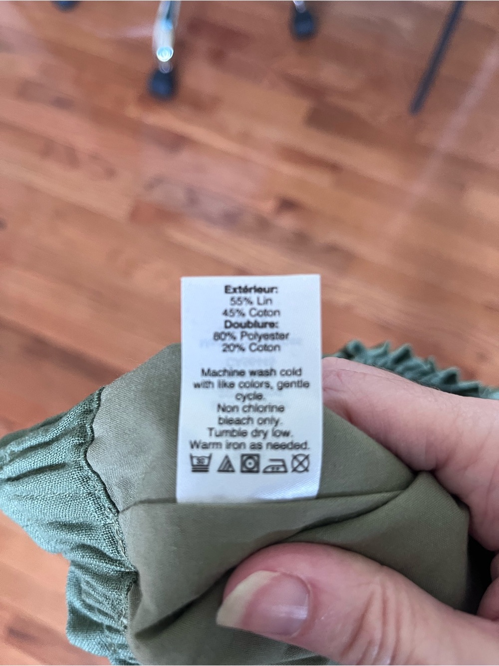 J. Crew size 0 Sage Green Scallop-Hem Women's pull on/elastic waist skirt - Picture 7 of 7